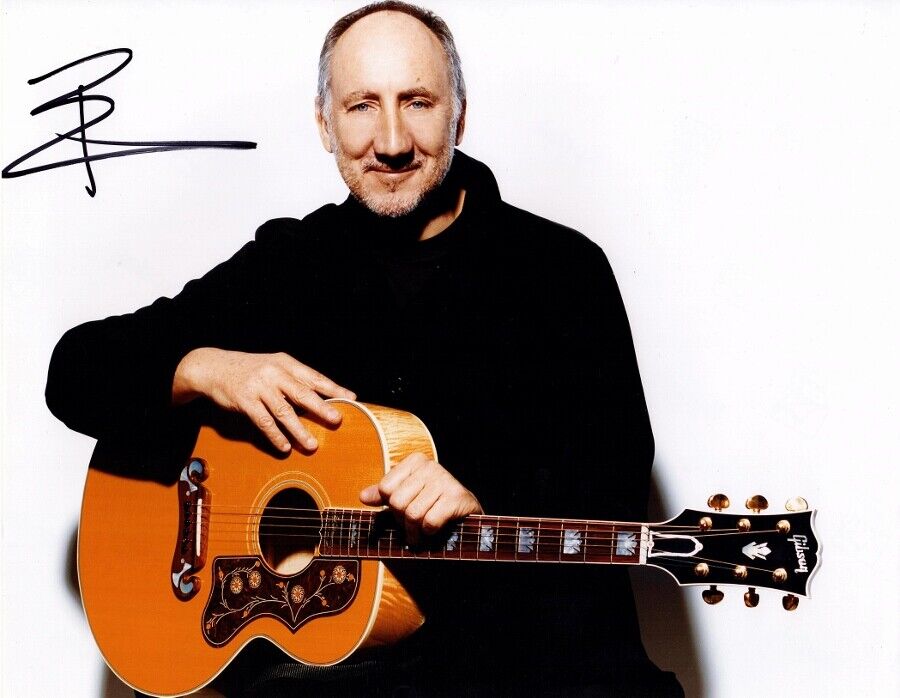 Pete Townshend Signed - Autographed THE WHO guitarist 11x14 Photo Poster painting