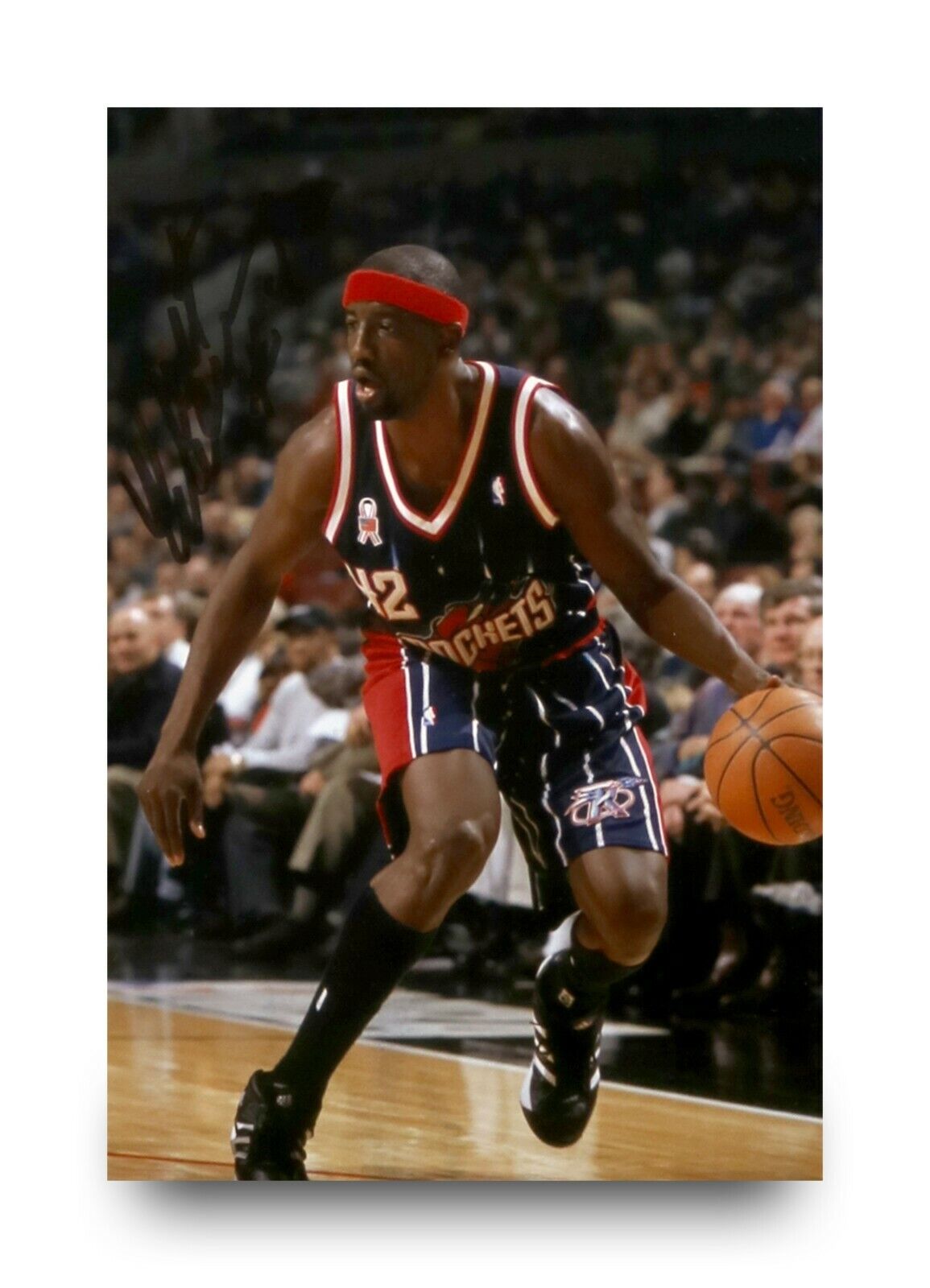 Walt Williams Signed 6x4 Photo Poster painting Sacramento Kings Houston Rockets Autograph + COA
