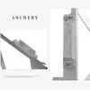 Metal Arrow Tail Feather Sticking Device Adjustable Archery Fletching Stick