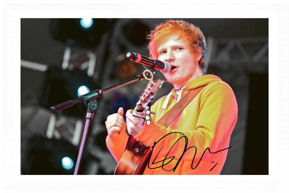 ED SHEERAN AUTOGRAPH SIGNED Photo Poster painting POSTER PRINT