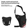 Men Motorcycle Thigh Bag Waterproof Multifunctional Waist Bag for Cycling Travel