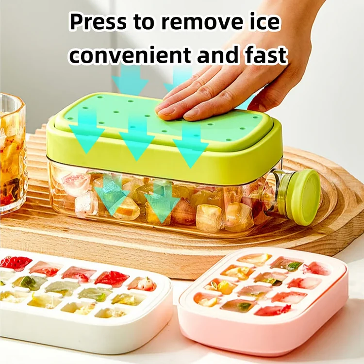 Press-To-Cold Ice Cube Mold&Kettle