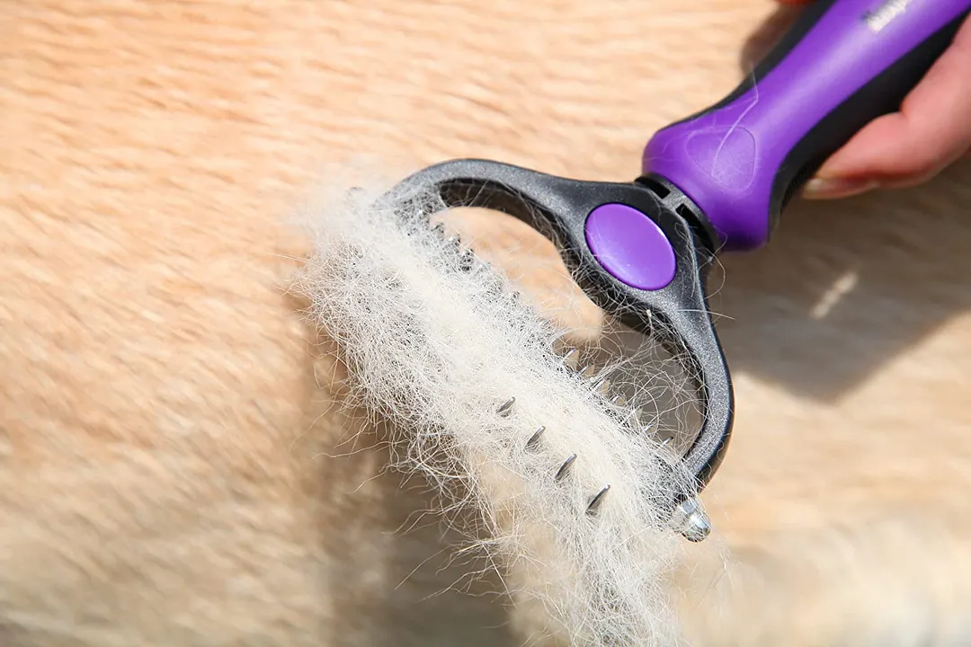  Pet Grooming Double Sided Dematting Undercoat Rake (Big)