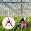 50 Pcs Plant Grafting Clip for Cucumber Eggplant Watermelon (Round Mouth)