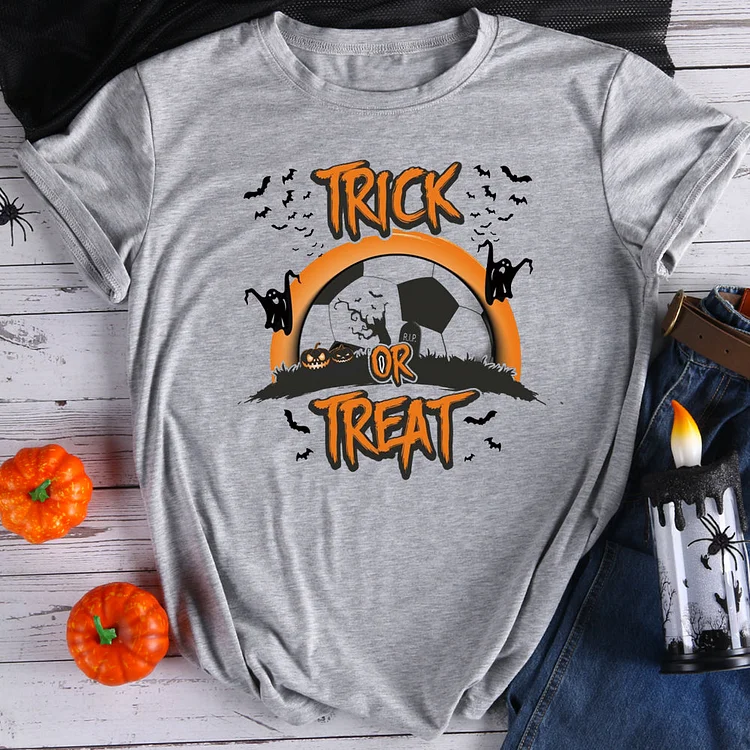 Football Halloween Trick or Treat  T-Shirt Tee-07813