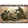 Soldier - Vintage Metal Signs(12*16Inch) - Military