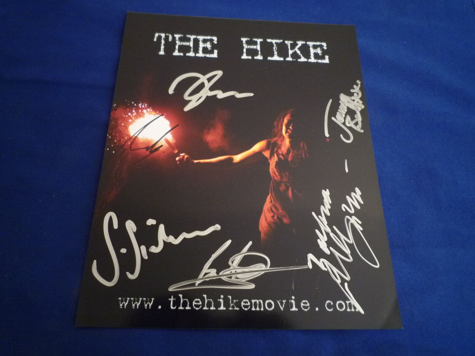 THE HIKE Cast signed autograph 8x10 20x25 cm In Person TAMER HASSAN , JEMMA BOLT