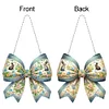 (US Only)Easter Bow 2D Flat DIY Diamond Painting Art Pendant Wall Door Decoration