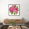 Flower -14CT Stamped Cross Stitch Kit(17*17cm)