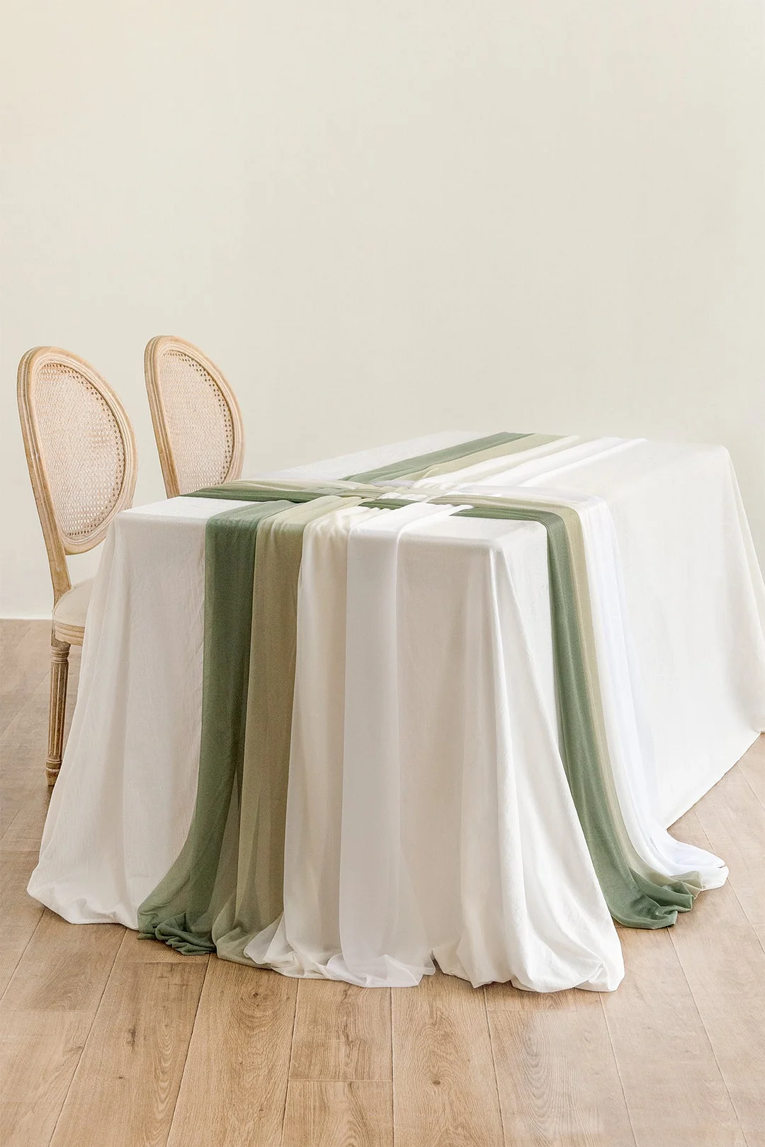 Weave Wedding Table Runner for Reception (Set of 8) - 7 Colors