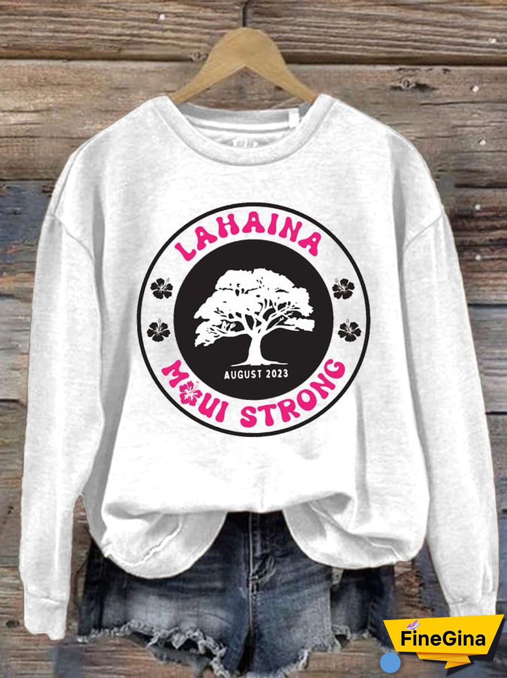 Women's Maui Strong Print Sweatshirt