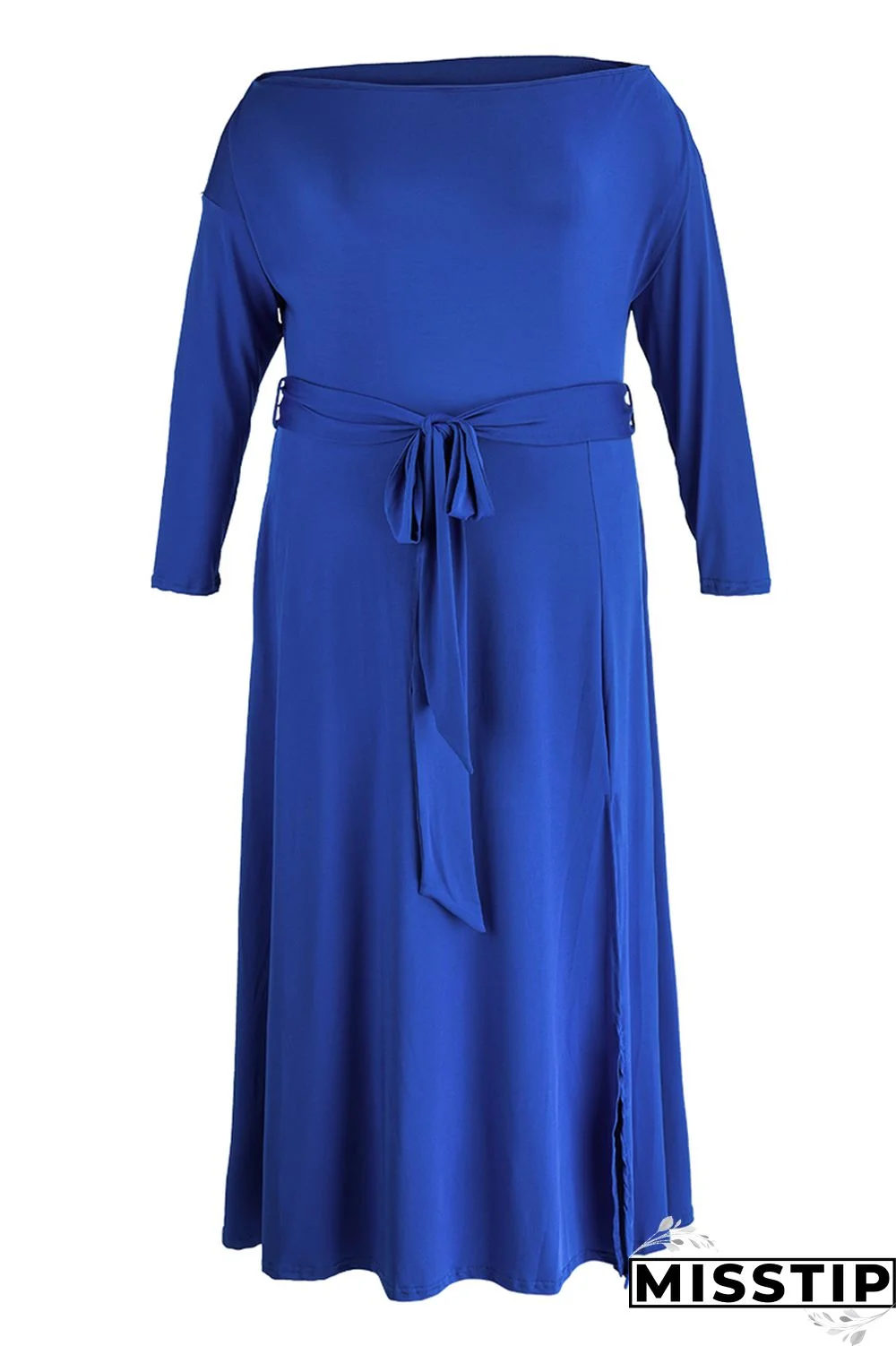 Black Fashion Casual Solid Patchwork Off the Shoulder Long Sleeve Dresses