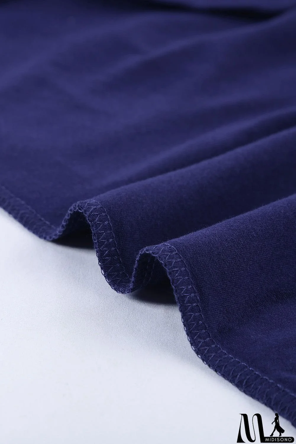 MidiSono - Solid Color Crew Neck Tank