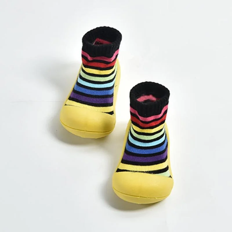 Baby Shoes Boy Girl Rubber Sneaker Cotton Soft Anti-Slip Sole Newborn Infant First Walkers Toddler Casual Outdoors Crib Shoes