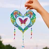 DIY Diamond Painting Suncatcher Hanging Pendant Kit(Butterfly Love)