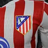 Joyfball 2025/2026 Player Version Long Sleeve Atletico Madrid Home Football Jersey 1:1 Thai Quality（The player version jersey is a bit tight, please pay attention to the size selection）