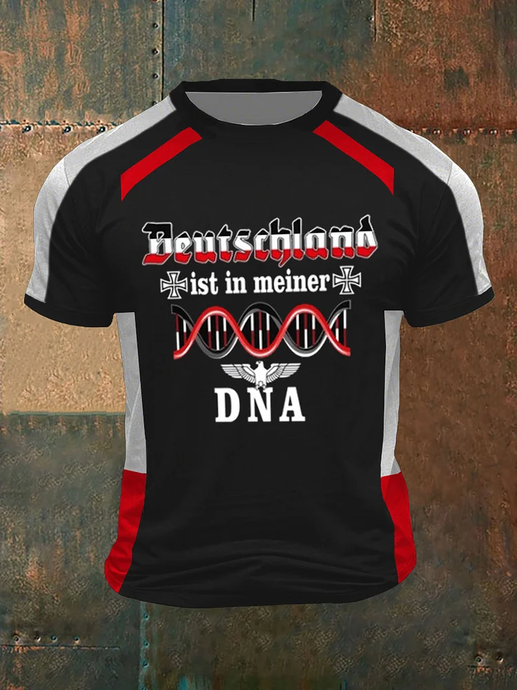 Deutschland_ist_eine bedrucktes Kurzarm-T-Shirt für Männer