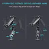 Car Phone Holder Anti-Slip Aluminum Drill Base Phone Rack Dashboard Phone Stand
