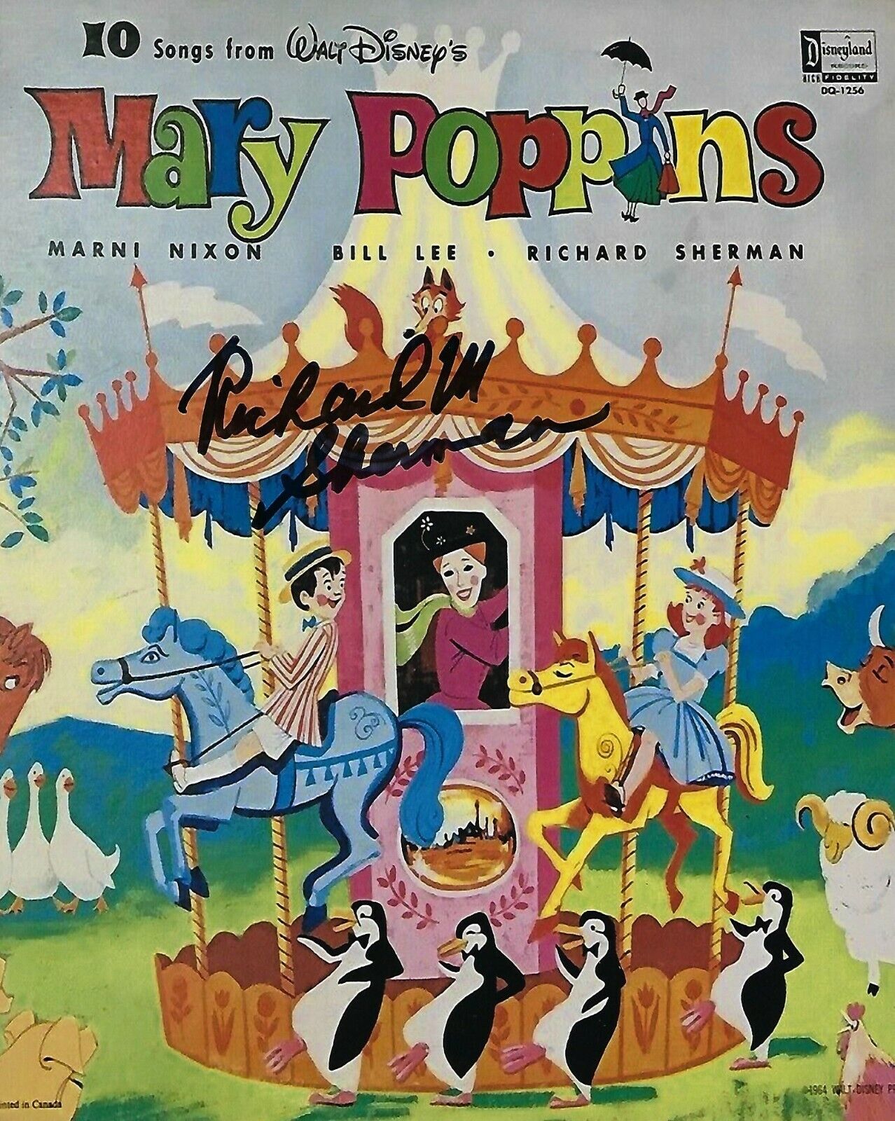 GFA Mary Poppins Songwriter * RICHARD M. SHERMAN * Signed 8x10 Photo Poster painting R2 COA