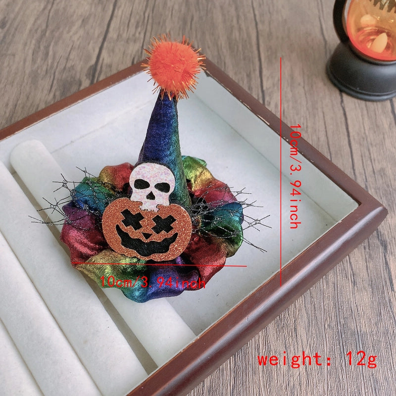 Halloween Funny Pumpkin Spider Skull Synthetic Resin Alloy Party Festival Cosplay Party Accessories Party Supplies