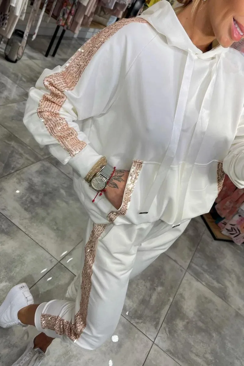 Nigikala Nigikala Women's New Casual Liede Pocket Sports Hoodie Kit