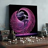 (30x30cm)DIY Dancing Girl Pearl Painting Kit With Inner Frame Home Decor