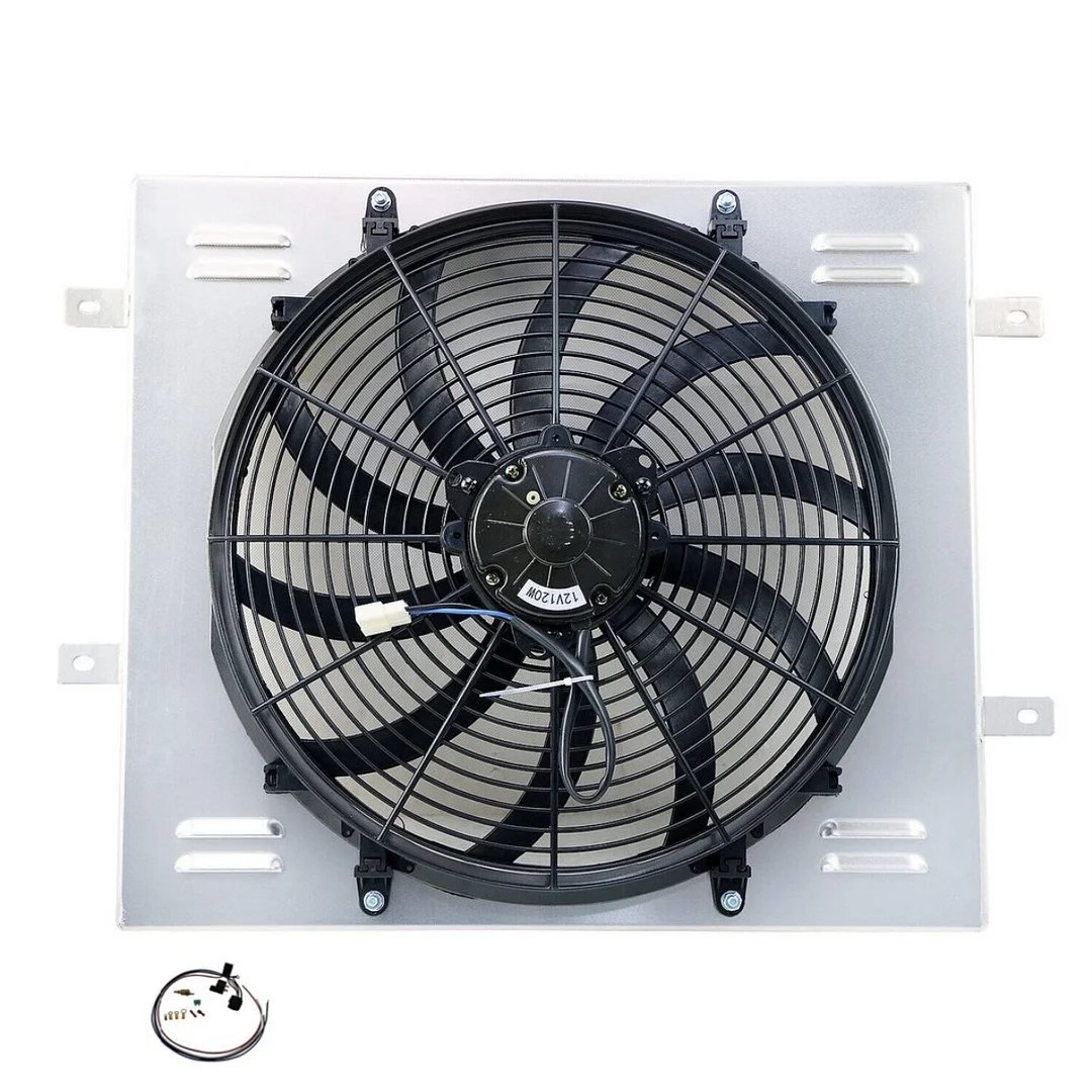 Alloyworks Aluminum Radiator Shroud Fan For 1987-2006 JEEP WRANGLER YJ TJ 2.4 2.5 4.0 4.2