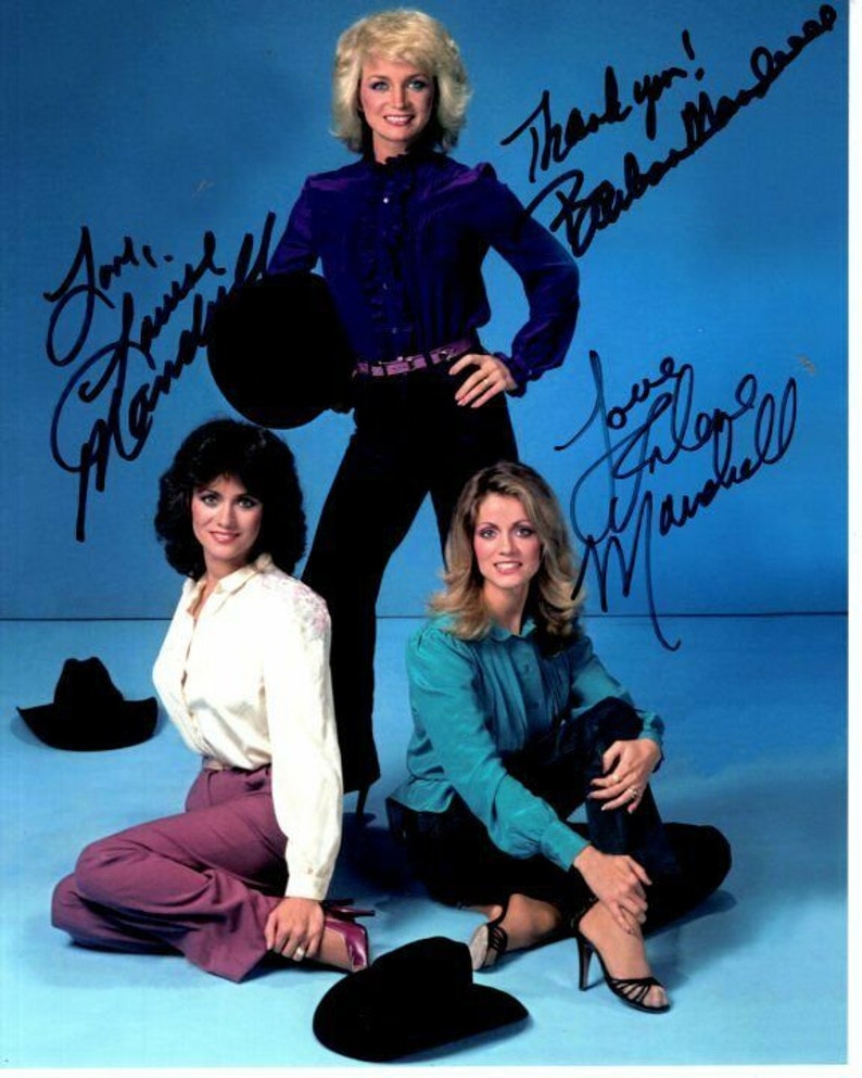 Barabara, louise and irlene mandrell signed autographed 8x10 Photo Poster painting