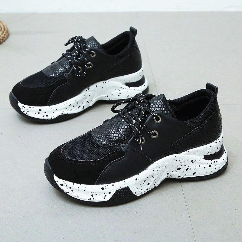 Thick-soled Torre Shoes Color Matching Sneakers