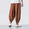 Gioiacombo™ Pantaloni casual larghi in cotone e lino