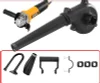 Angle grinder changed to blower powerful small household handheld computer dust blower changed to hair dryer dust collector