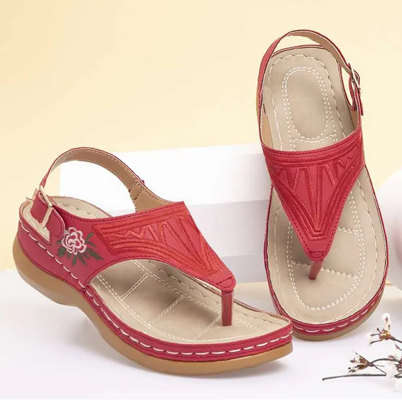 Women Sandals Low Heels Sandals Summer Shoes Women Wedges Shoes Sandalias Mujer Casual Women Flip Fliops Dropshipping Sandales