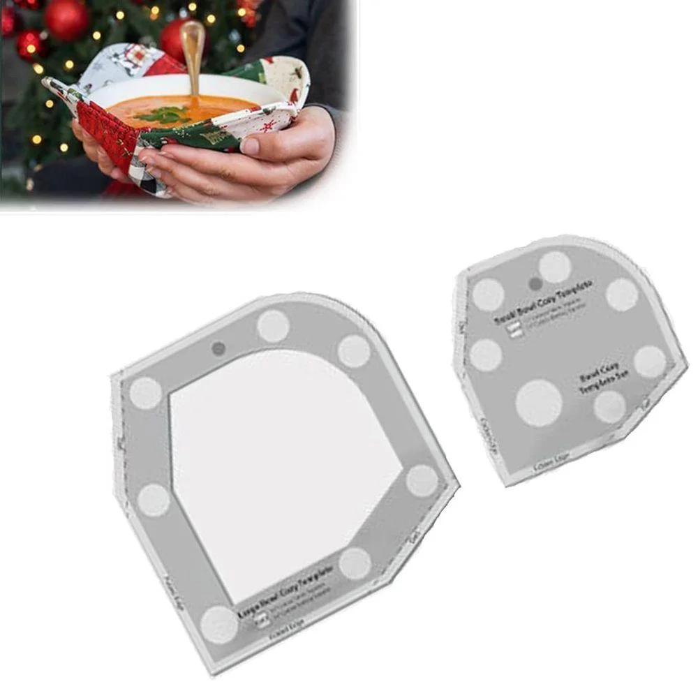 Bowl Cozy Template Cutting Ruler Set 