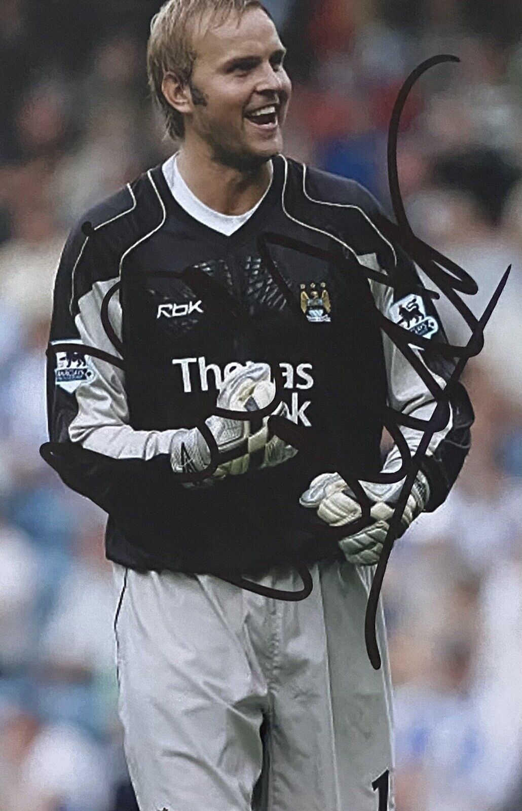 Nicky Weaver Genuine Hand Signed Manchester City 6X4 Photo Poster painting