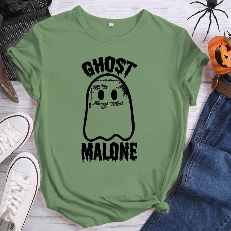 Ghost Malone Halloween T-shirt-014893