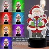 DIY Diamond Painting 7 Color Night Light Lamp Home Decoration Ornament Gift Kit(Santa Claus)