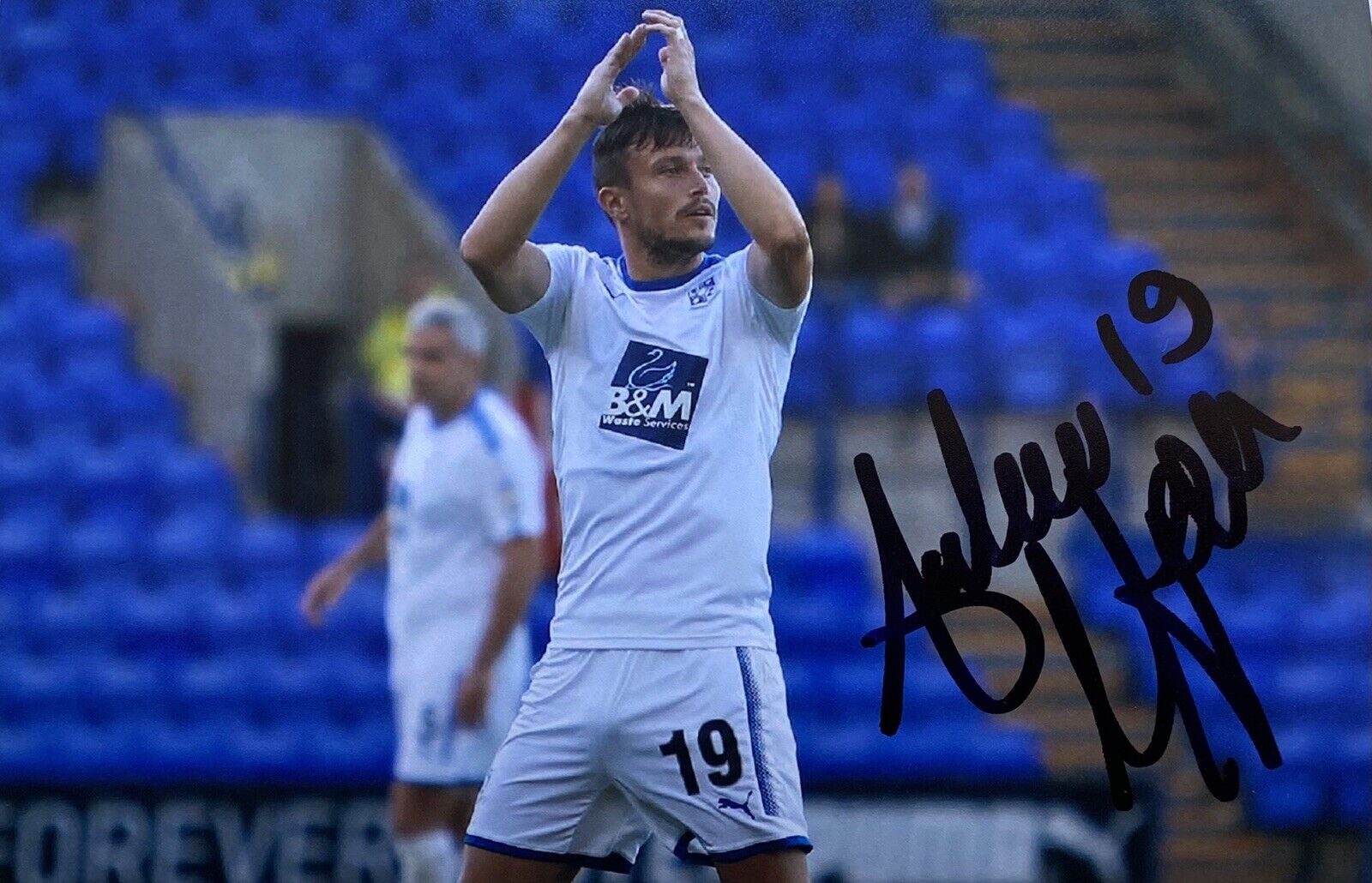 Andrew Mangan Genuine Hand Signed Tranmere Rovers 6X4 Photo Poster painting