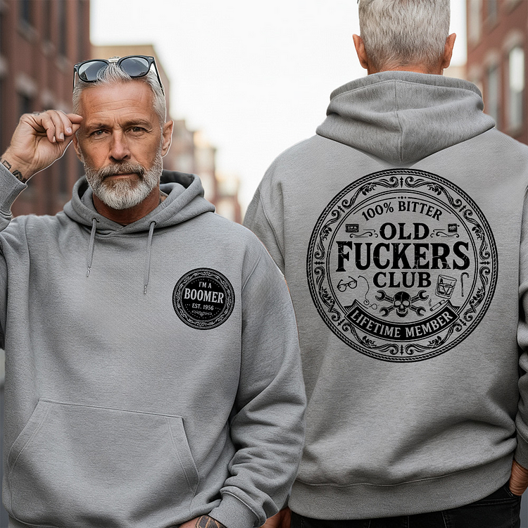 Funny Bitter Old Guys Club T-shirt, Boomer The Badass Generation Unisex T-shirt,  Hoodie, Custom Year Of Birth Sweatshirt