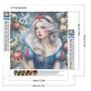 Diamond Painting -DIY Round Drill Snow White（40x40cm）