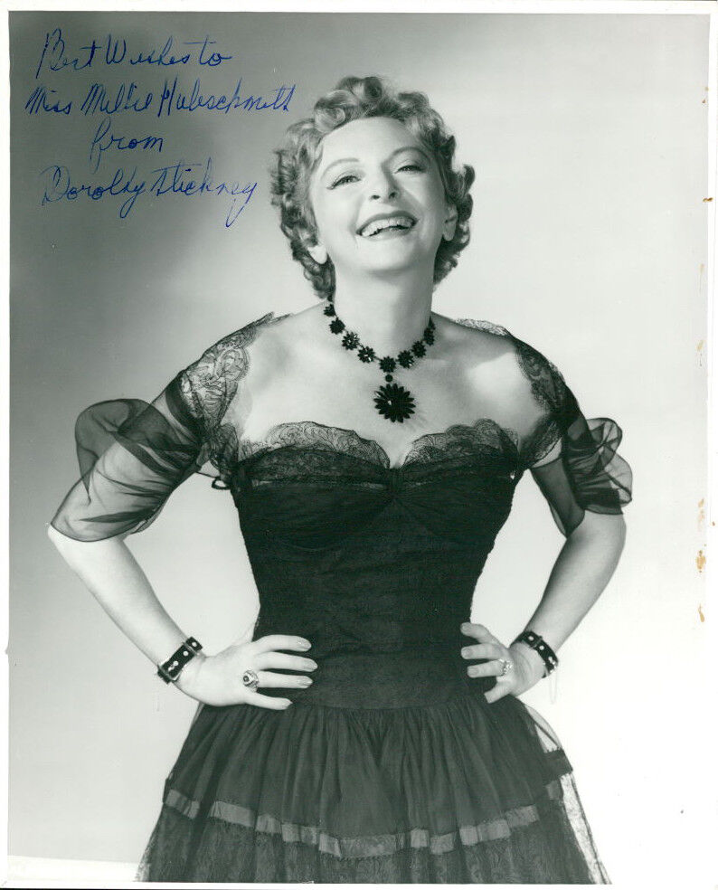 Dorothy Stickney (Cinderella) (Vintage) signed Photo Poster painting COA