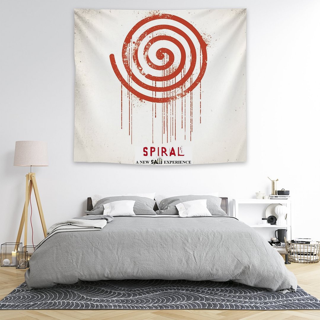 Spiral From the Book of Saw Tapestry Wall Hanging Bedroom Living Room Decoration