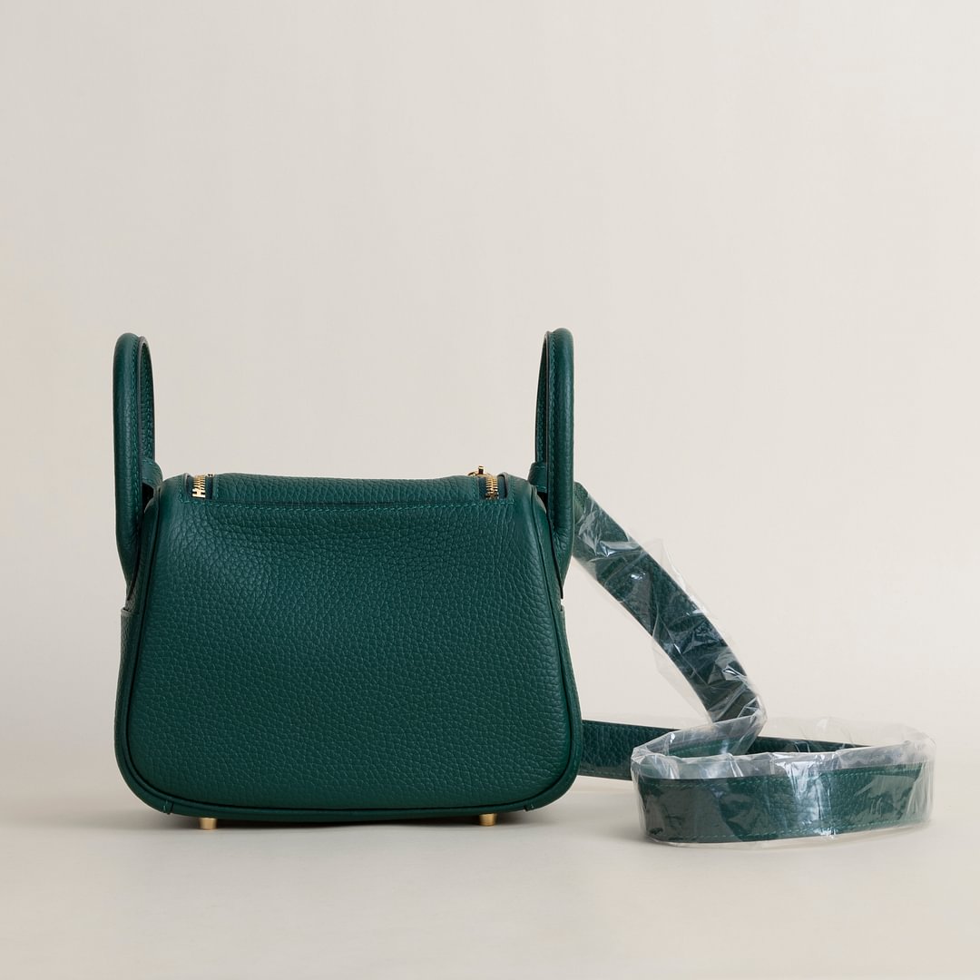 Mini Lindy  Clemence leather  Z6 Malachite GHW