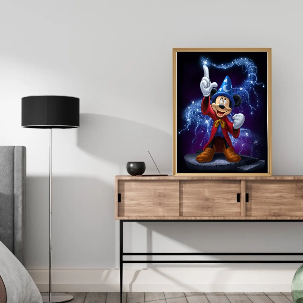 Full Round Diamond Painting 30*40cm - Magic Mickey