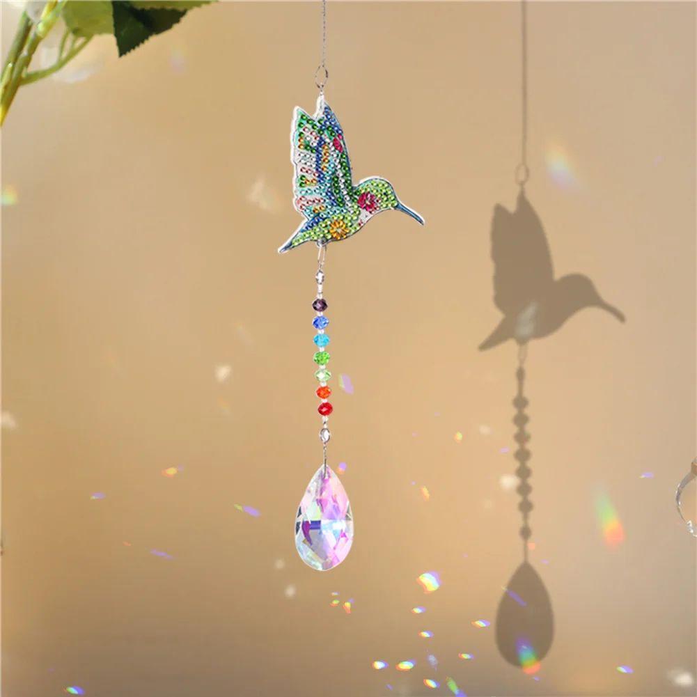 DIY Diamond Painting Sun Catcher - Bird