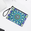 Diamond Painting Mandala Single Side PU Cosmetic Bag Ladies Clutch