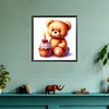Diamond Painting-DIY Full Round Drill Birthday Bear