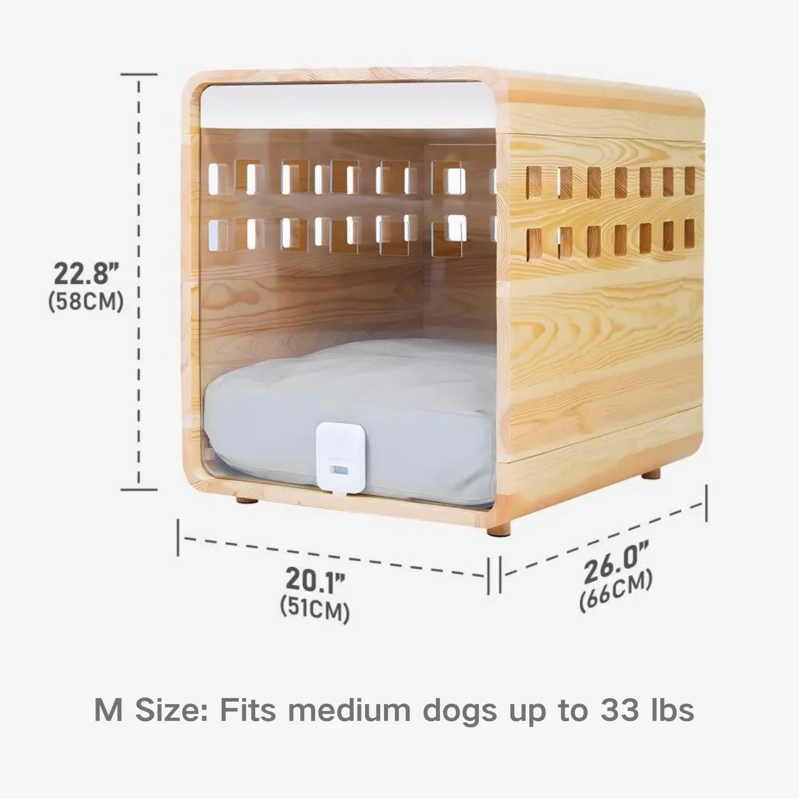 Wooden Dog Crate