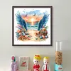 (Multi-Style) Love Shell Beach-11CT Stamped Cross Stitch 40*40cm/45*45cm tapestrymarket