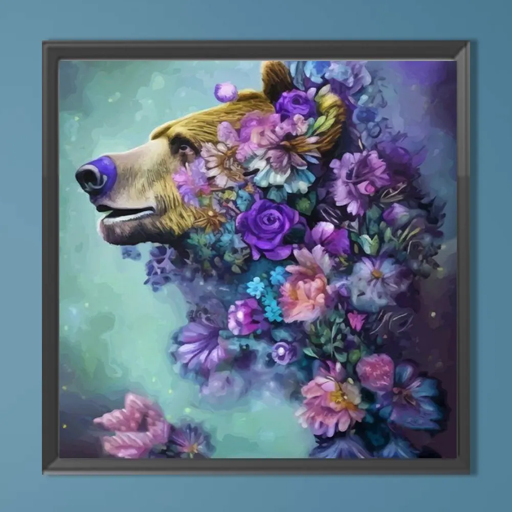 Full Round Diamond Painting 40*40cm - Bear
