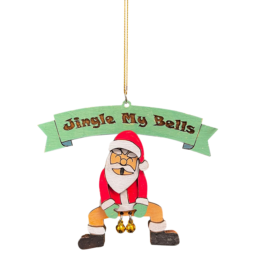 Christmas Bell Decorations Festival Theme Jingle My Bells Cute Xmas Tree Pendant